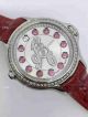 Copy Swiss Fendi Watch Colored diamonds Red Leather  (5)_th.jpg
